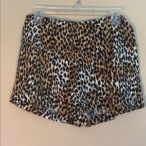 Rory Beca cheetah print shorts
